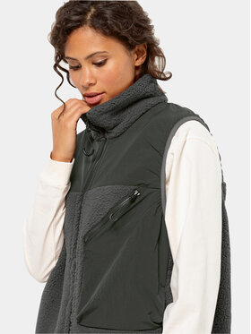 Jack Wolfskin Prsluk Maarweg Vest 1711441 Siva Regular Fit