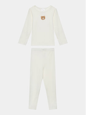 Jamiks Jamiks Komplet bluzka i spodnie Bull JZG443 Écru Regular Fit