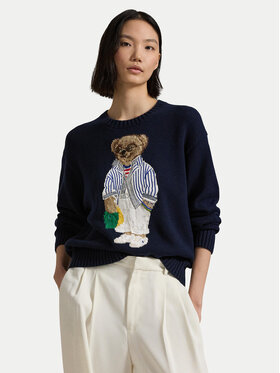 Polo Ralph Lauren Polo Ralph Lauren Pulover 211959288001 Bleumarin Relaxed Fit