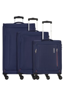 American Tourister American Tourister Komplet walizek 267388 Błękitny