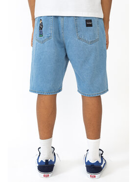 Kamuflage Kamuflage Szorty Slanger Niebieski Baggy Fit