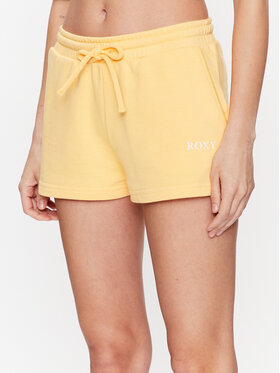 Roxy Roxy Pantaloni scurți sport Surf Stoked ERJFB03370 Galben Regular Fit