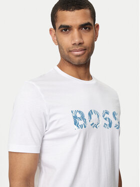 Boss Majica Te_Bossocean 50515997 Bela Regular Fit