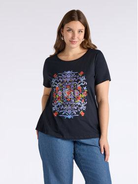 Fiorella Rubino Fiorella Rubino T-shirt G00XL008791N034 Blu Regular Fit