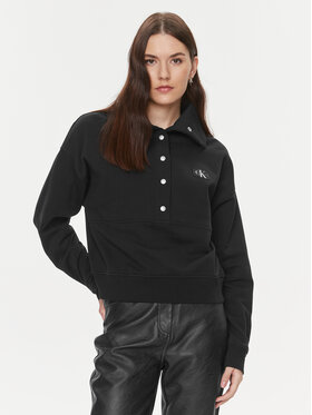 Calvin Klein Jeans Calvin Klein Jeans Pulóver J20J222550 Fekete Regular Fit
