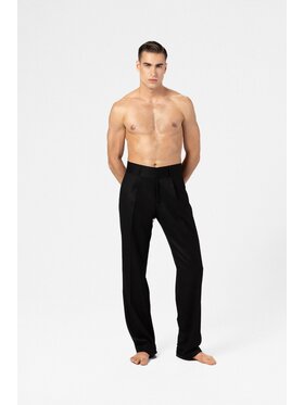 LE POSSÉ LE POSSÉ Παντελόνι κοστουμιού MWFT Μαύρο Tailored Fit