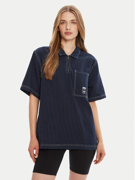 adidas adidas Polo Wabash JW0169 Tamnoplava Loose Fit