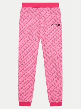 Guess Guess Долнище анцуг J4YQ11 KA6R4 Розов Relaxed Fit