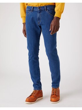 Wrangler Wrangler Jeansy BRYSON Niebieski Skinny Fit
