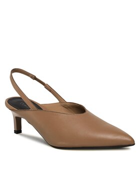 Calvin Klein Calvin Klein Sandalen Geo Stil Slingback Pump 50 HW0HW01345 Braun