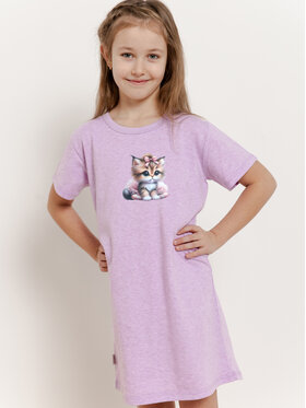 Taro Taro Koszula nocna T3383-01 Fioletowy Basic Fit