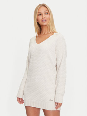 Guess Guess Rochie tricotată Talia W4BR72 Z3HH2 Gri Regular Fit