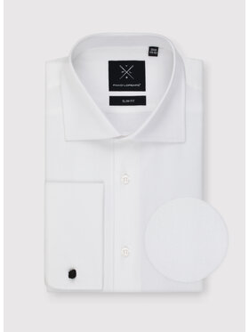 Pako Lorente Pako Lorente Koszula P25SF-1X-048 Biały Slim Fit