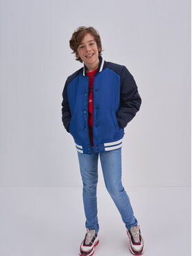 BIG STAR BIG STAR Kurtka przejściowa kinley_402 Niebieski Basic Fit