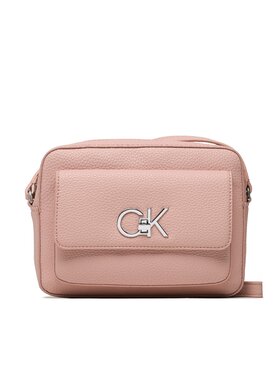 Calvin Klein Calvin Klein Дамска чанта Re-Lock Camera Bag With Flap Pbl K60K609397 Розов