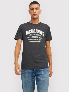 Jack&Jones Jack&Jones T-Shirt Jeans 12210949 Szary Regular Fit