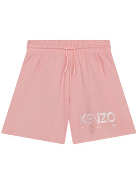 Kenzo Kids Kenzo Kids Szorty materiałowe K14253 S Różowy Regular Fit