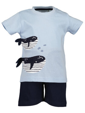 Blue Seven Blue Seven Σετ 2 t-shirts και παντελόνι 939018 X Μπλε Regular Fit