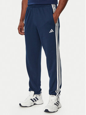 adidas adidas Sportinės kelnės Essentials 3-Stripes French Terry KY4197 Mėlyna Regular Fit