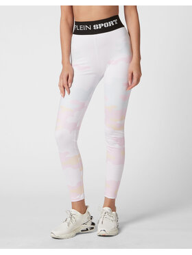 Plein Sport Plein Sport Leggings 12997 Bianco Active Fit