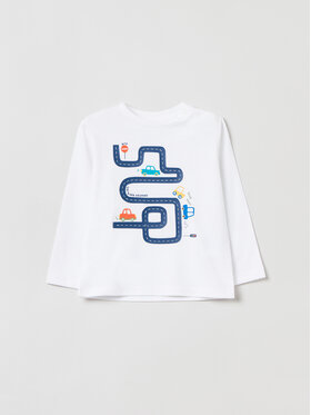 OVS OVS Blusa 1827299 Écru Regular Fit