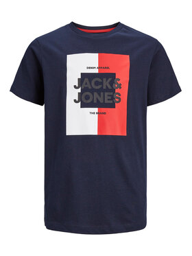 Jack&Jones Junior Jack&Jones Junior T-Shirt 12237033 Granatowy Regular Fit