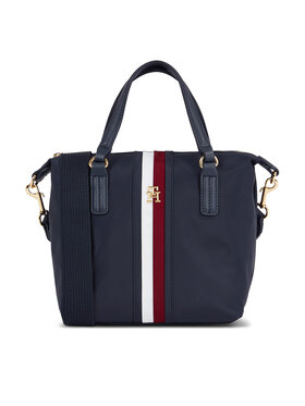 Tommy Hilfiger Tommy Hilfiger Borsetta Poppy Small Tote Corp AW0AW15894 Blu scuro