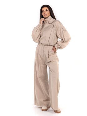 Love Saints Love Saints Komplet bluzka i spodnie L26LF-KA-K09 Beżowy Regular Fit