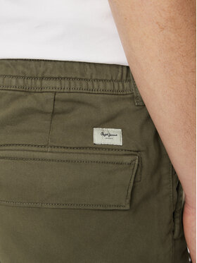 Pepe Jeans Kratke Hlače Gymdigo Cargo Short PM801077 Kaki Regular Fit