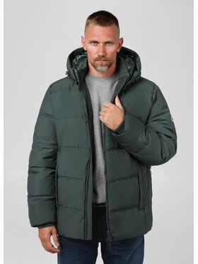PITBULL PITBULL Kurtka zimowa męska z kapturem Duncan XXL Zielony Regular Fit