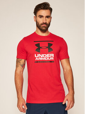 Under Armour Under Armour Tričko Ua Gl Foundation 1326849 Červená Loose Fit