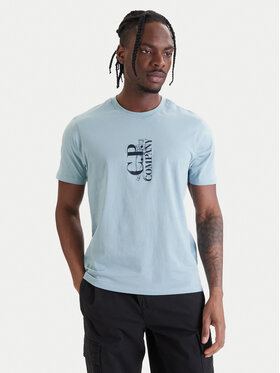 C.P. Company C.P. Company T-Shirt 20CMTS084A005100W Błękitny Regular Fit
