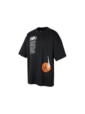 Nike Nike T-Shirt NBA M NK T31 SS MAX90 OS TEE HV6293-010 Czarny Oversize