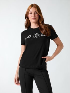 Guess Guess T-Shirt 184878 Czarny Classic Fit