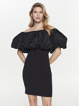 Pinko Pinko Коктейльна сукня Isola 100090 A0GU Чорний Slim Fit