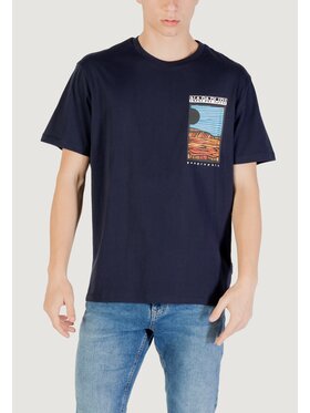 Napapijri Napapijri T-shirt S-VALDOR SS Blu Casual Fit