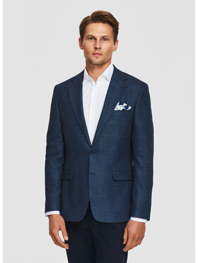 Pako Lorente Pako Lorente Marynarka P26SF-3X-028 Granatowy Slim Fit