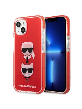 KARL LAGERFELD KARL LAGERFELD Etui na telefon iPhone 13 Mini Czerwony