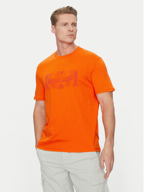 Napapijri Napapijri T-Shirt S-Vanni NP0A4IEA Oranžová Regular Fit