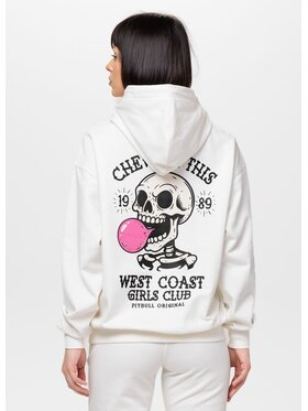 PITBULL PITBULL Bluza CHEW ON THIS Biały Regular Fit