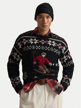 Polo Ralph Lauren Polo Ralph Lauren Пуловер 710982259001 Черен Regular Fit