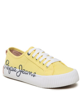 Pepe Jeans Pepe Jeans Tenisówki Ottis Log G PGS30577 Żółty
