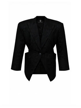 Magda Matyja Magda Matyja Marynarka VALERIA BLAZER Czarny Oversize