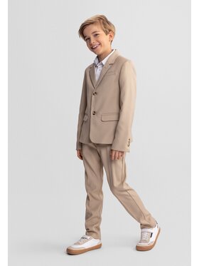 minoti minoti Spodnie materiałowe 29FORMAL250B Szary Regular Fit