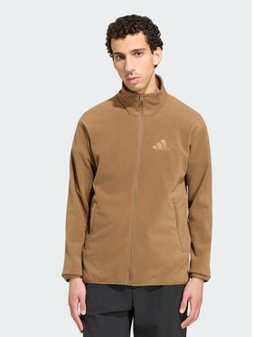 adidas adidas Fliso džemperis Terrex Multi Essentials Full Zip Fleece Jacket KY9788 Ruda Regular Fit