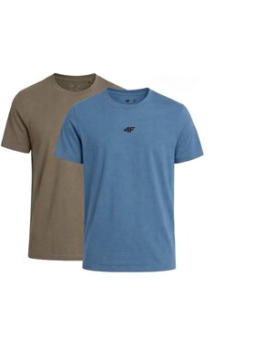 4F 4F T-Shirt Z-TTSHM3947-3-H Biały Regular Fit