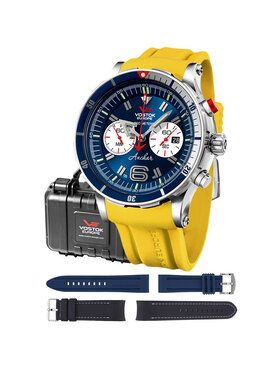 Vostok Europe Vostok Europe Zegarek 6S21-510A583SY Żółty
