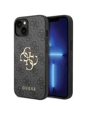 Guess Guess Etui na telefon iPhone 15 Plus Szary
