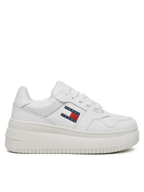 Tommy Jeans Tommy Jeans Sneakers Tjw Retro Basket Flatform Ess EN0EN02506 Weiß