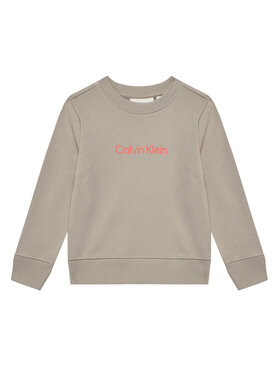 Calvin Klein Jeans Calvin Klein Jeans Felpa Inst Logo IU0IU00680 M Grigio Regular Fit